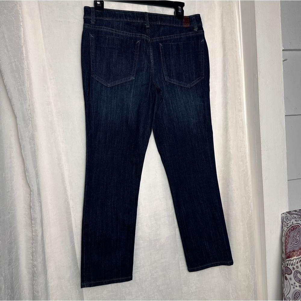 3/$20 💥 Simply‎ Vera Vera Wang High Rise Dark Wash Denim Cropped Jeans | 8P - Picture 6 of 12